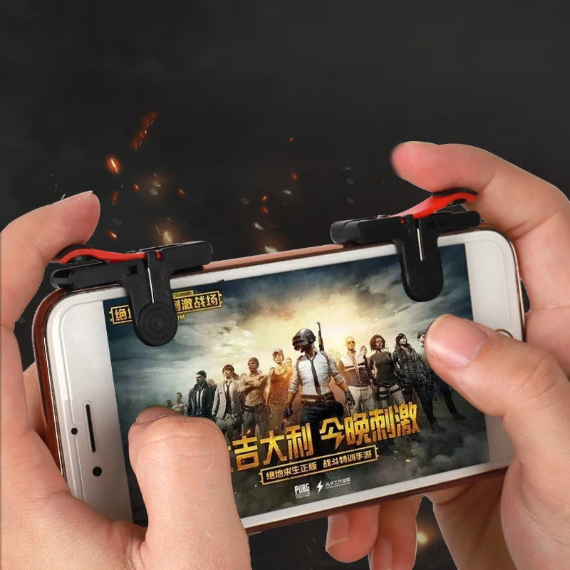 Universial 1pair D9 Mobile Game Gamepad Trigger Joysticks Fire Button Controller for PUBG S1
