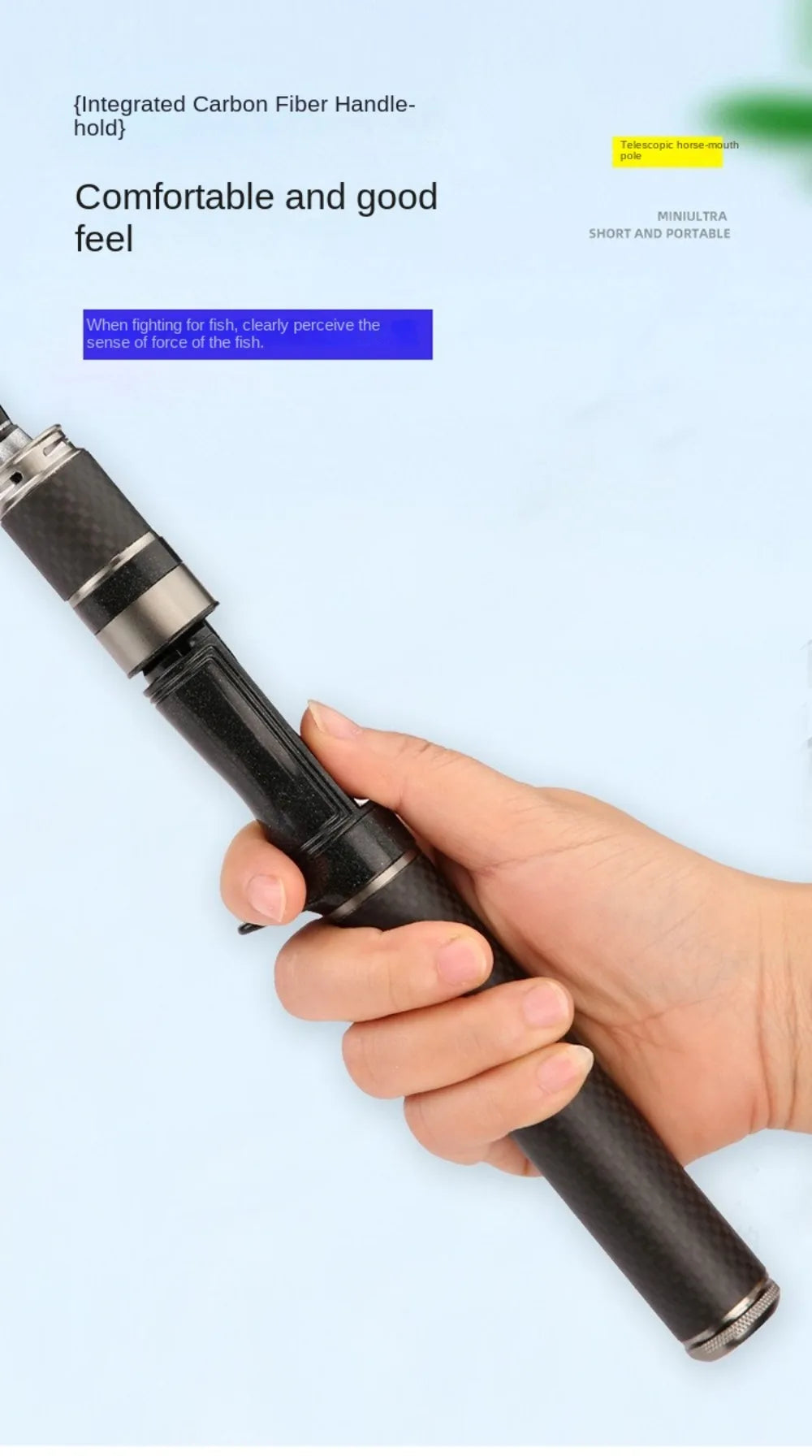 1.5m-1.8m Telescopic Fishing Rod  Glass Fibre Fishing Pole Casting Rod Fishing Rod Reel Set Lure Set Hooks Feeder Rod Combo