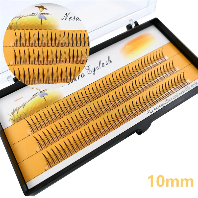 Natural Single Cluster False Eyelash 1 Box 120 Clusters Female Makeup Eyelash Extension False Eyelash Tool