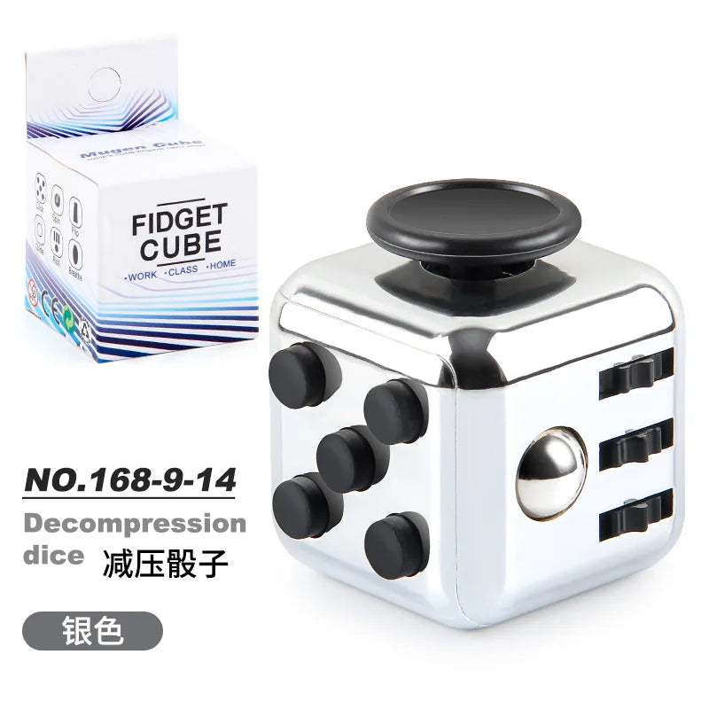 Fidget Toys Decompression Dice for Autism Adhd Anxiety Relieve Adult Kids Stress Relief Anti-Stress Fingertip Toys