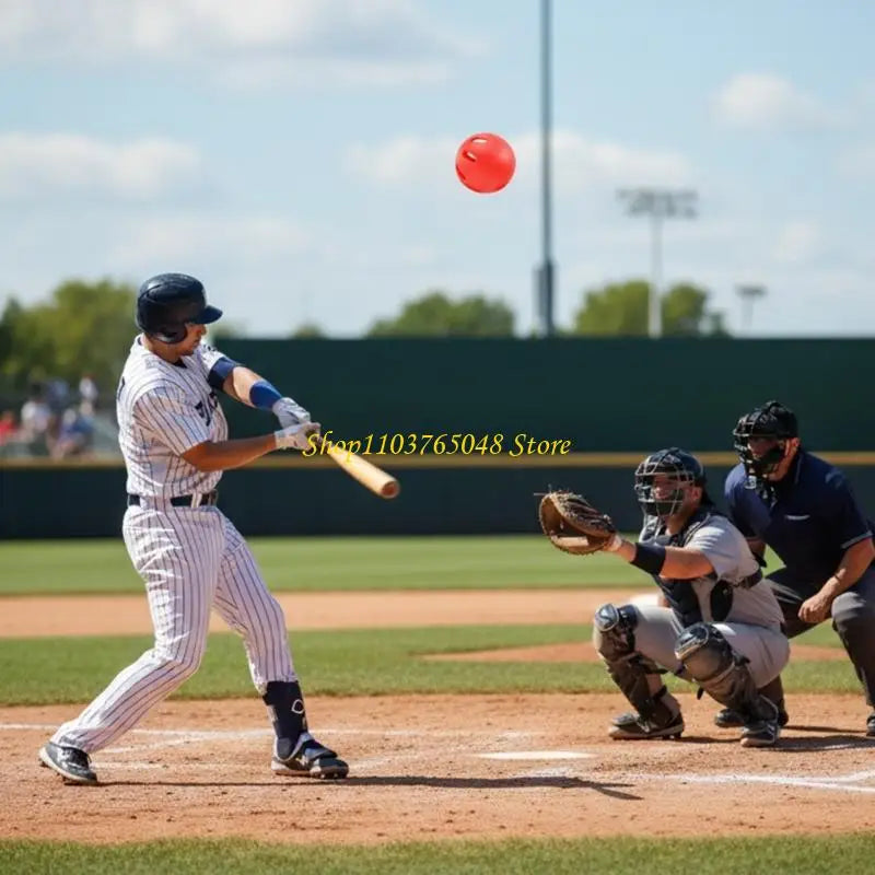 R53E Set of 6pcs 74mm Baseball Practice Balls Training Equipment Safe Materials