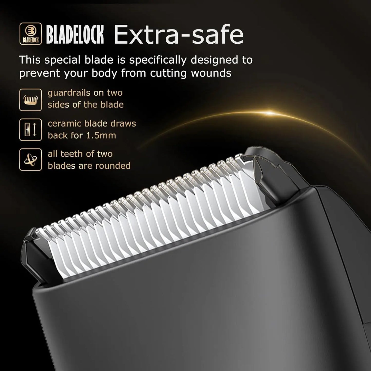Mens Body Hair Trimmer for Men Balls Women Lady Shaver Hair Removal Bikini Trimmer Groin & Body Shaver Groomer Arm Beard Razor
