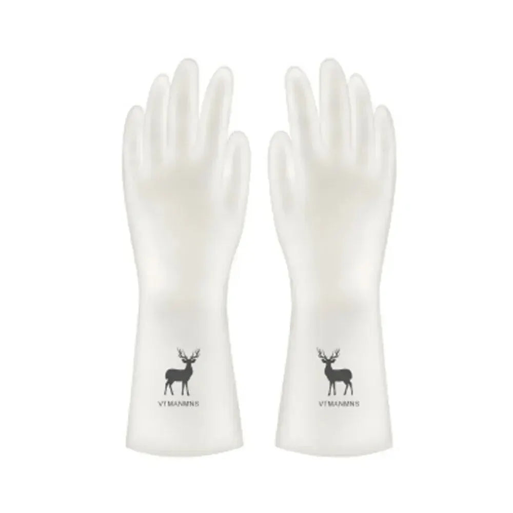 Waterproof Housework Cleaning Gloves Kitchen Cleaning Latex Laundry Dishwashing Gloves Wear Resistant Rubber Gloves