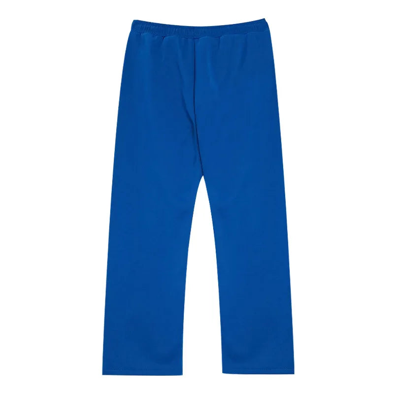 New Men's Luxury Jogging Pants Men's Plus Size Men's Straight Leg Color Blocked Casual Pants Loose and Versatile Elastic Pants