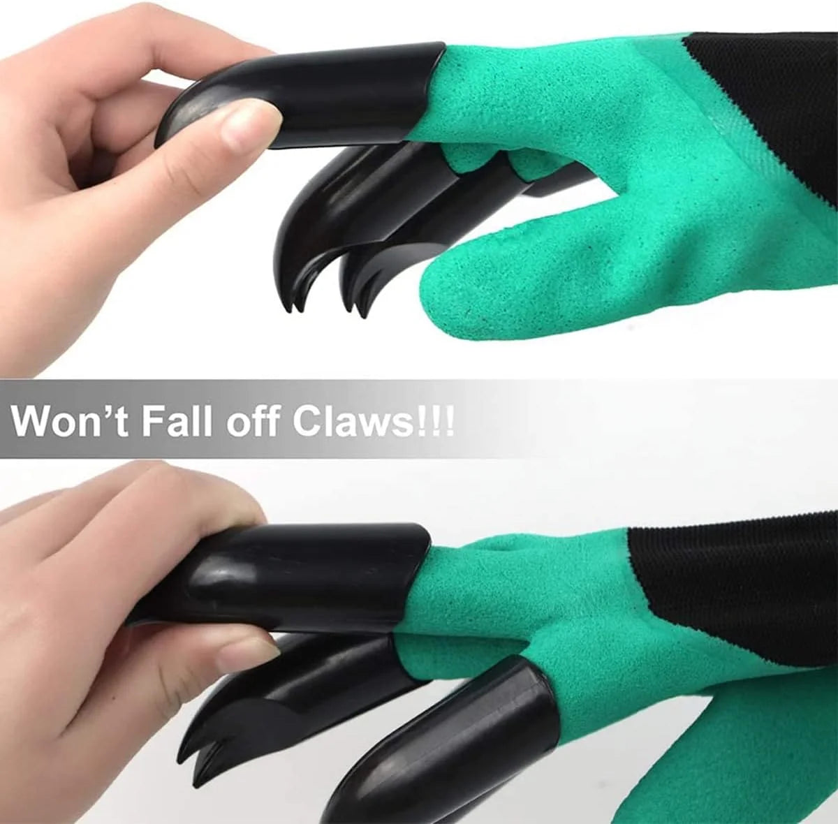 With Claws Gardening Gloves Stab Resistant Waterproof Wear-resistant Grass Pulling Soil Digging Security Protection Garden Glove