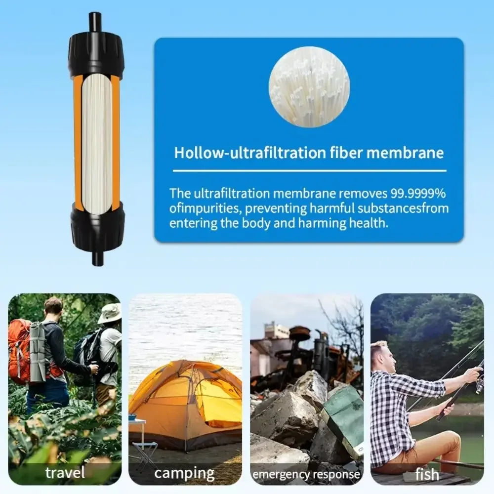 Mini Mini Water Filter Straw Purifier Direct Drinking Purification Water Filter TUP Portable Drinking Water Filtering Straw