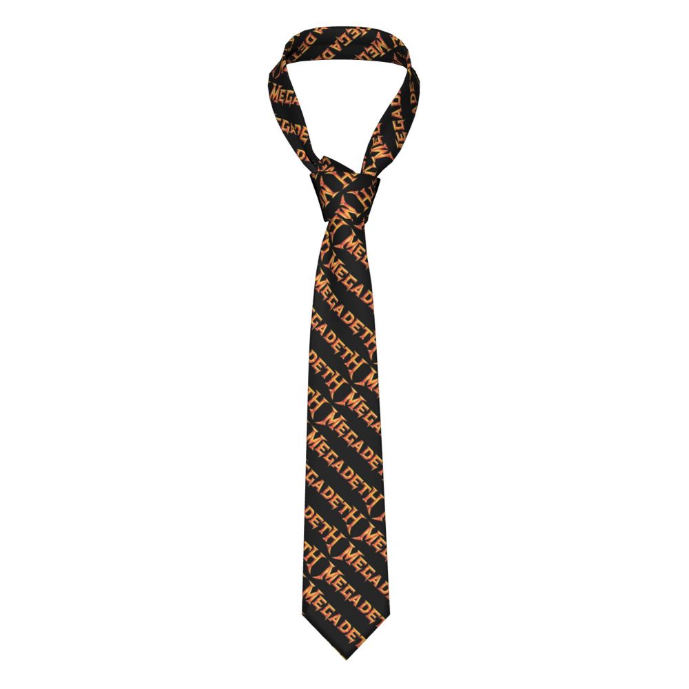 Slipknots Neckties Men's Customized Silk Heavy Metal Rock Music Gift Neck Tie for Office