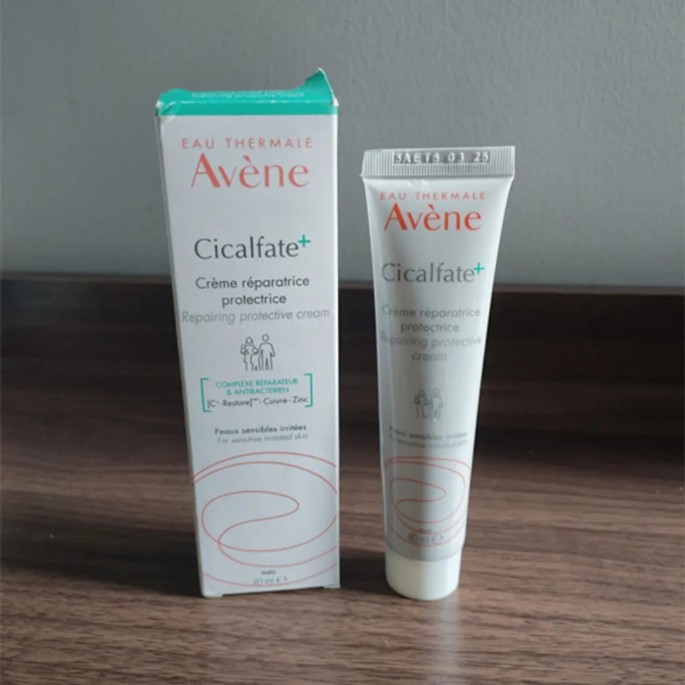 Avene Series Facial Skin Care - Repairing Protective Cream, SPF50+ Sunscreen, Nettoyant Cleansing Gel, Nourish Lip Balm