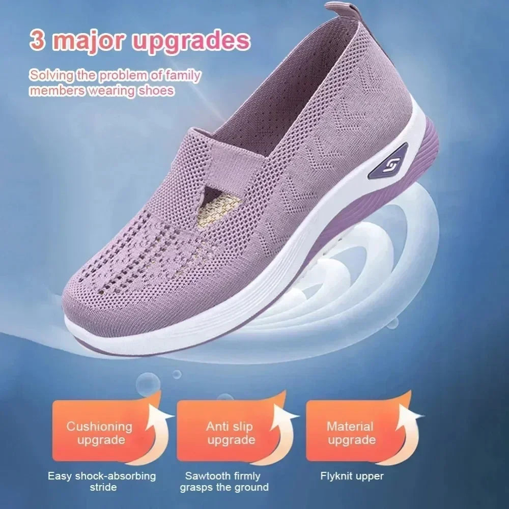 New Summer Women's Barefoot Walking Shoes - Mesh Breathable  Orthopedic  Non - Slip with Arch Support