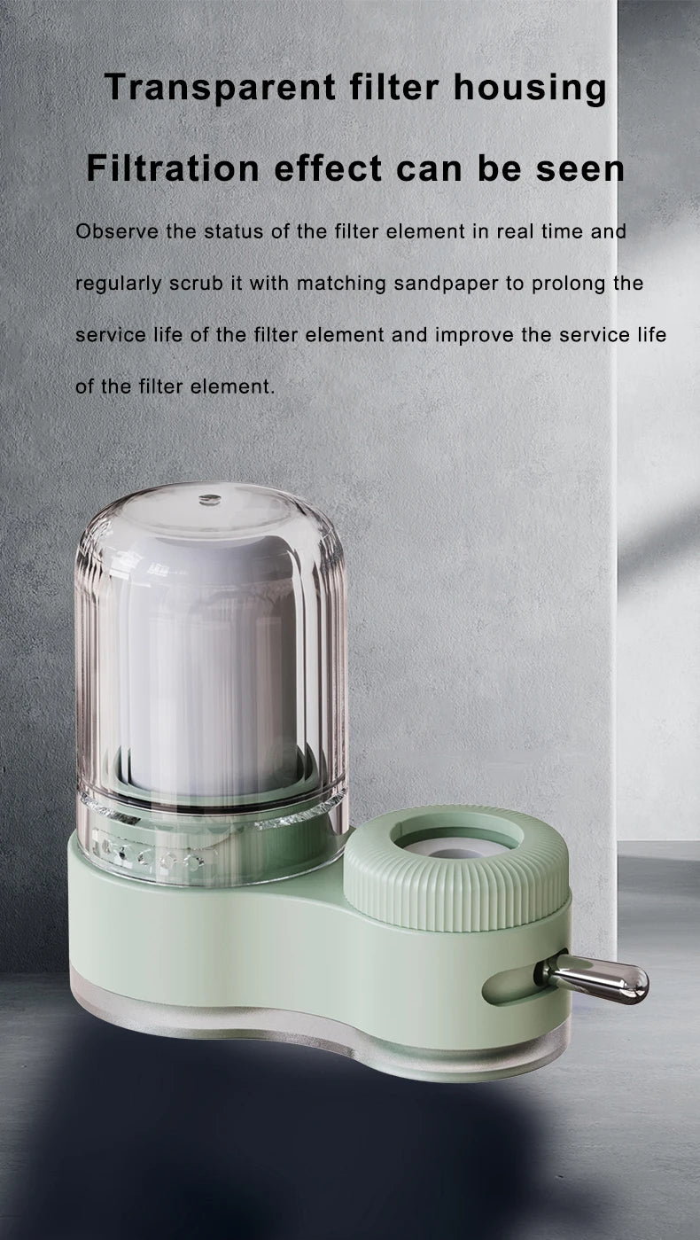 Healthy Faucet Water Filter System - Tap Water Purifier Filter Water Purifying Device For Home Kitchen ,Faucet Mount Filter