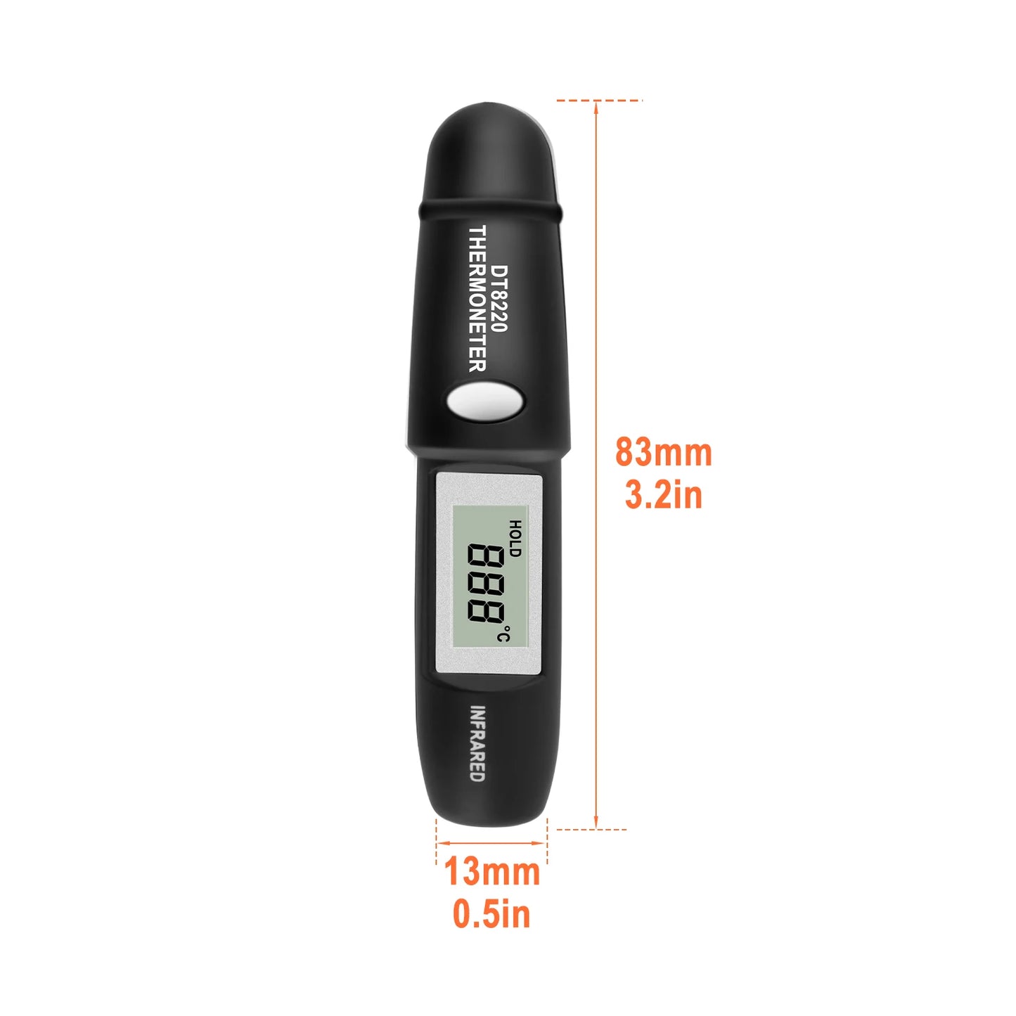 Mini Infrared Thermometer Pen Type Non-contact Pyrometer -50~220℃ Laser Temperature Sensor LCD outdoor Home Digital Thermometer