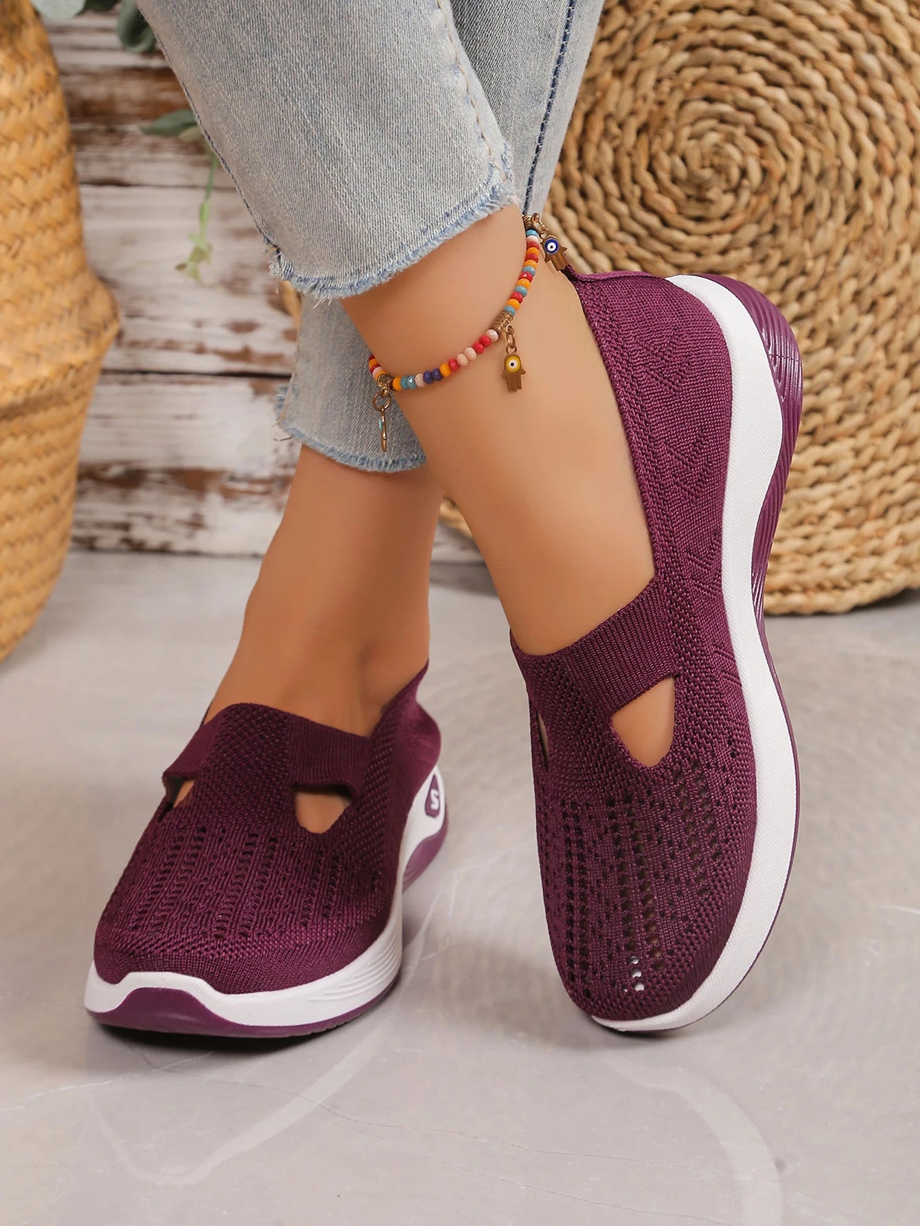 women's summer shoes - casual sneaker, simple, Lightweight, breathable, one-foot pedal women shoes sale shoes with free shipping