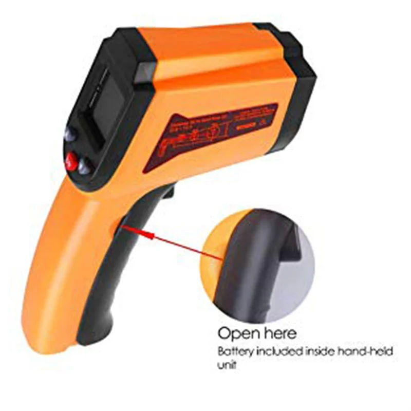 A69edigital Infrared Thermometer-50° C To 400° C(-58° F To 752° F), Kitchen Laser Temperature Sensor For Measuring Objects And W