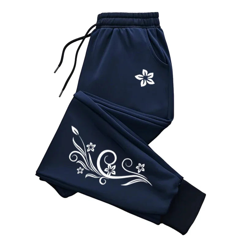 Versatile and simple fashion women's pants, comfortable soft joggers for fitness and exercise