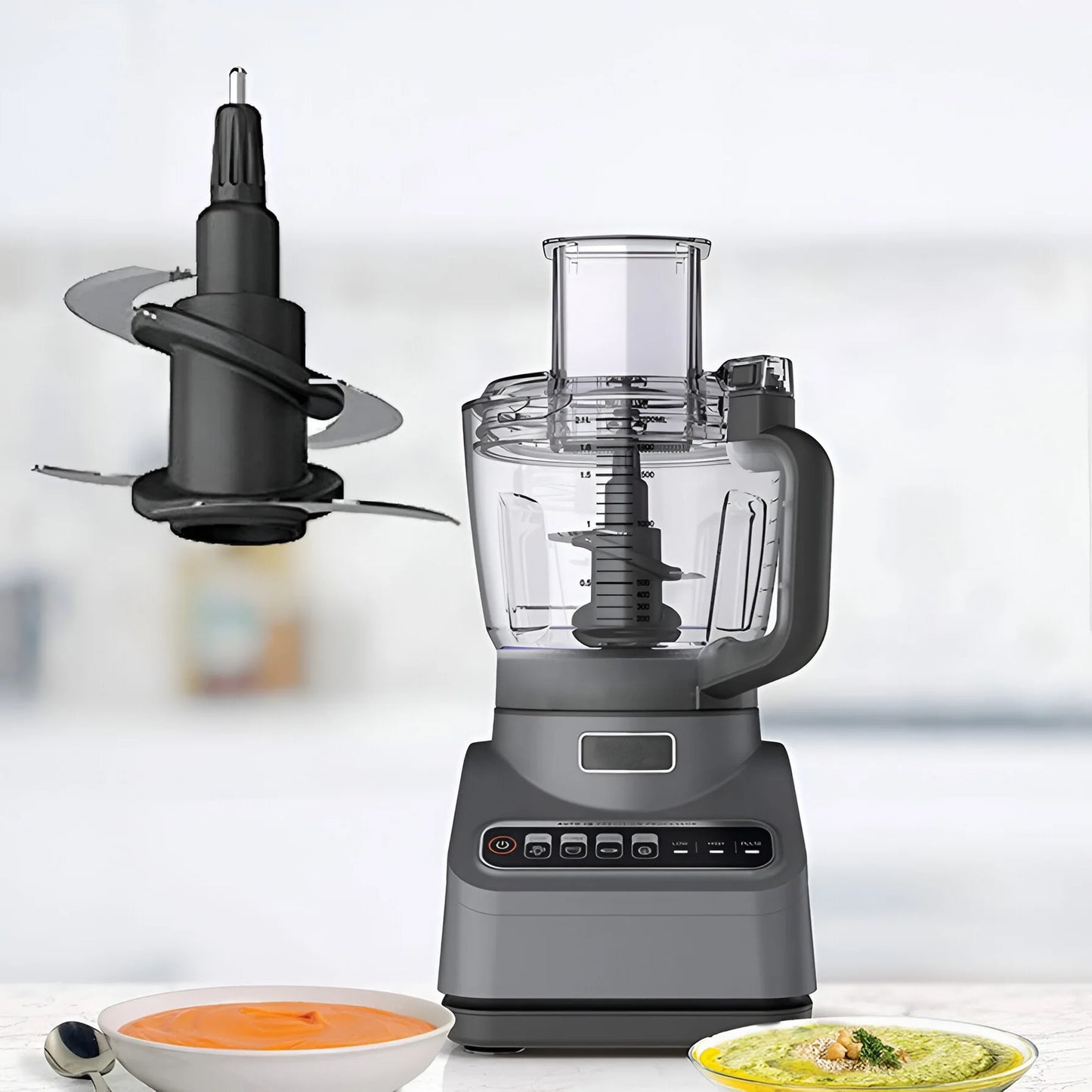 Blender 4-Blade Replacement for Ninja 64-oz Food Processor Bowl Chopping Blade Fits BL682 BL770 BL910 BN600 BN601 BN801