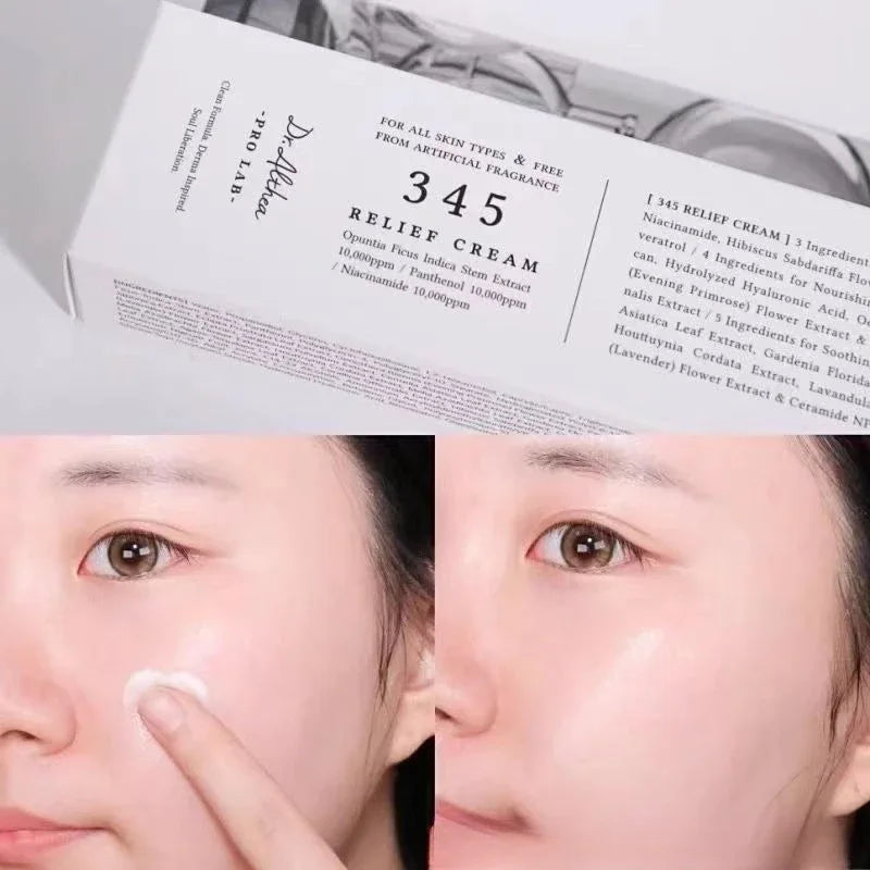 Korean Skin Care DR.345 Face Cream Hydrating Rejuvenating Skin Moisturize Cream Face Care Beauty Glow Recipe Anti Wrinkle Cream