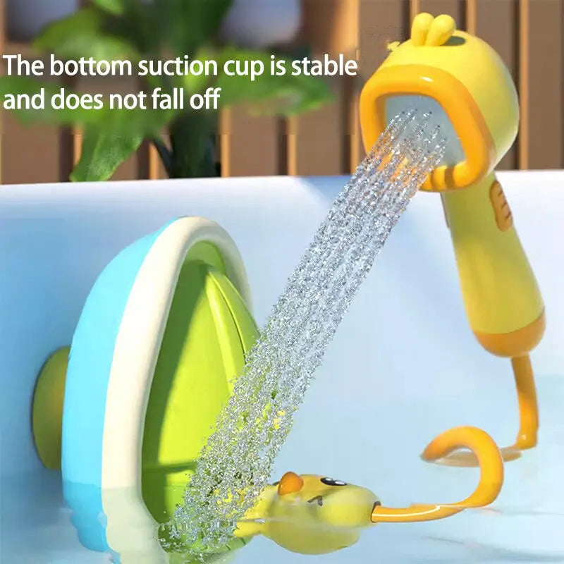 Baby Bath Toys Children Electric Playing Water Little Yellow Duck Shower Newborn Baby Water Spray Toys Boys and Girls