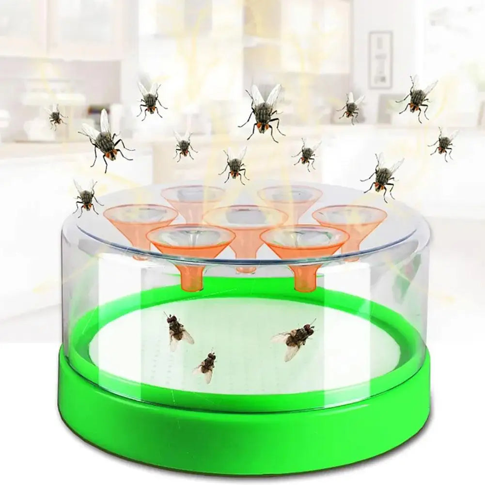 Light Fly Trap Home Pest Control Electric Bug Zapper UV Light Rotating Fly Catcher For Restaurant Kitchen Indoor Outdoor Safe