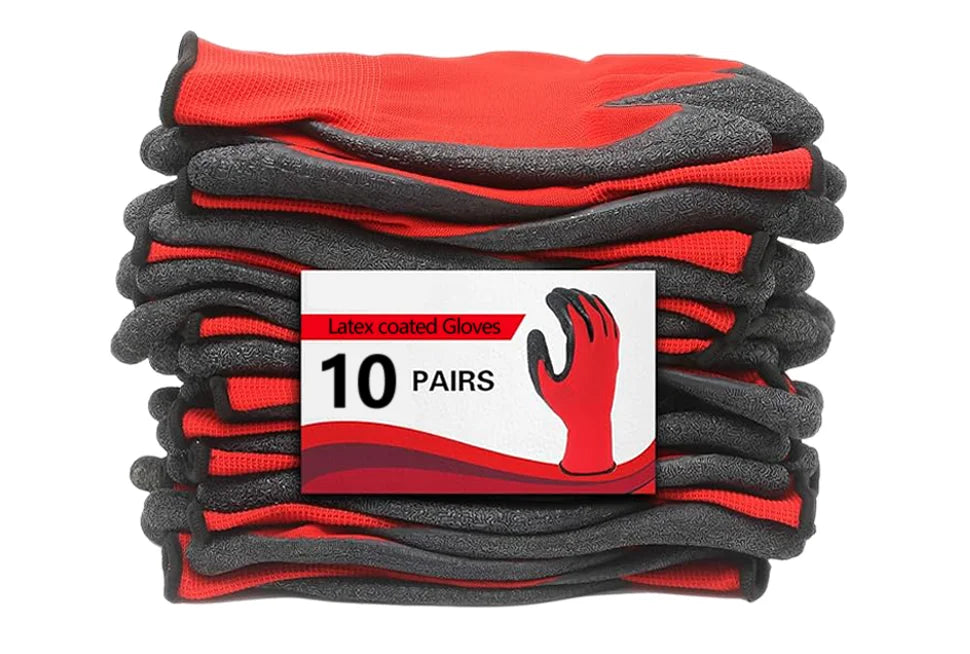 Crinkled Anti-Slip Gloves, Anti-Skid Labor Protection Gloves, Work Gloves. High Grip, Wear-Resistant & Anti-Slip