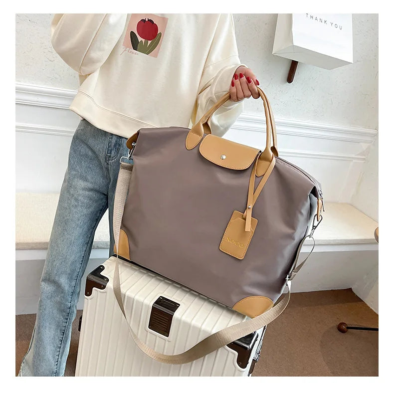 New Women Travel Bag Ladies Handbag Large Sports Pack Multifunctional Luggage Shoulder Gym Bags 2022 Fashion Cool Yoga Bags