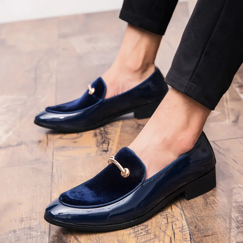 Men's Formal Leather Shoes Patent Leather Luxury Fashion Groom Wedding Shoes Men's Luxury Italian Style Oxford Shoes Ormal Shoes