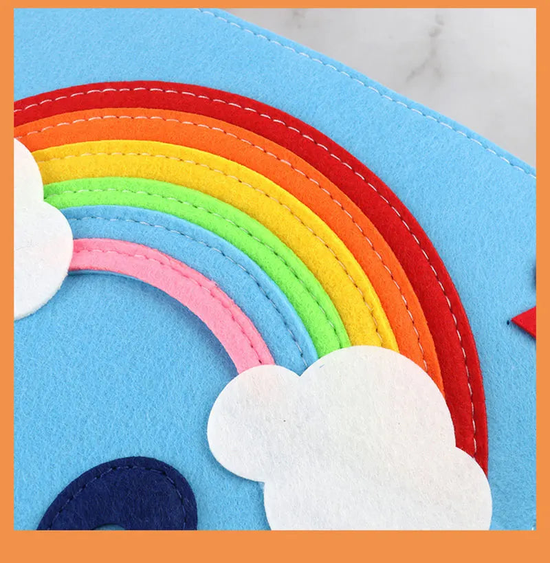 Baby Felt Quiet Books Busy Board Toddler Basic Life Skill Early Learning Education Toys Montessori Story Cloth Book For Boy Girl
