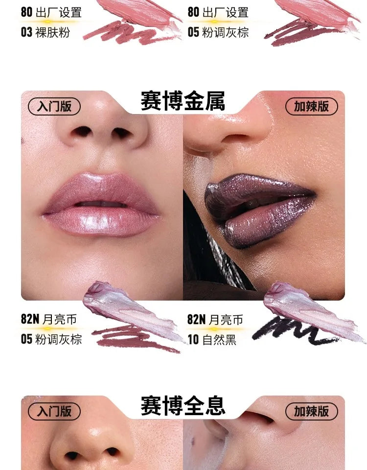 Kaleidos Lip Liner,Highly-Pigmented Pencil For Shaping & Sculpting Lips,Semi-Matte Finish,Vegan & Cruelty-Free