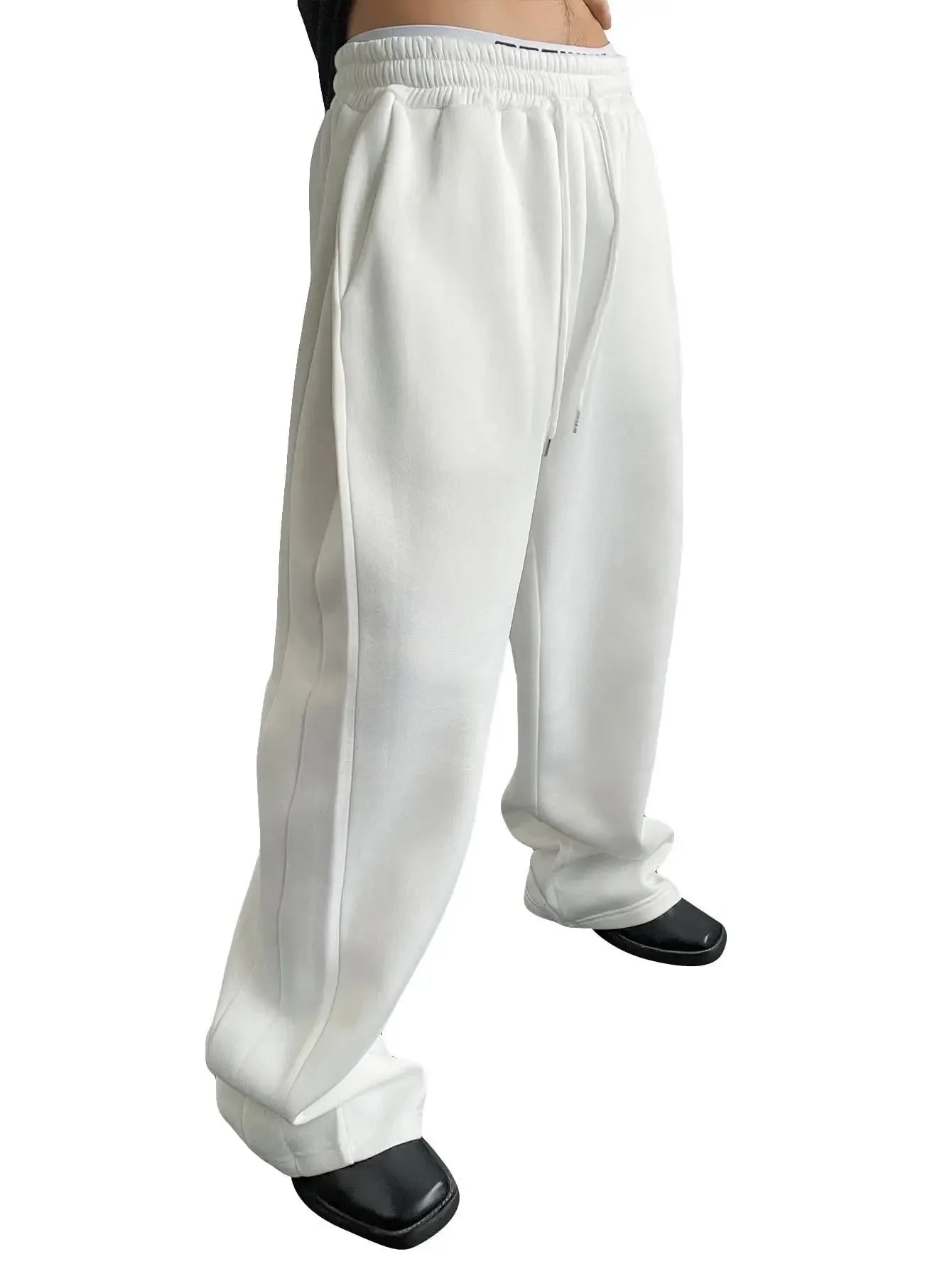 2025 New Korean style Sweatpants Sport Pants Men Running Pants Spring Summer Loose Casual Sweat Pants Straight Jogging Pants Men
