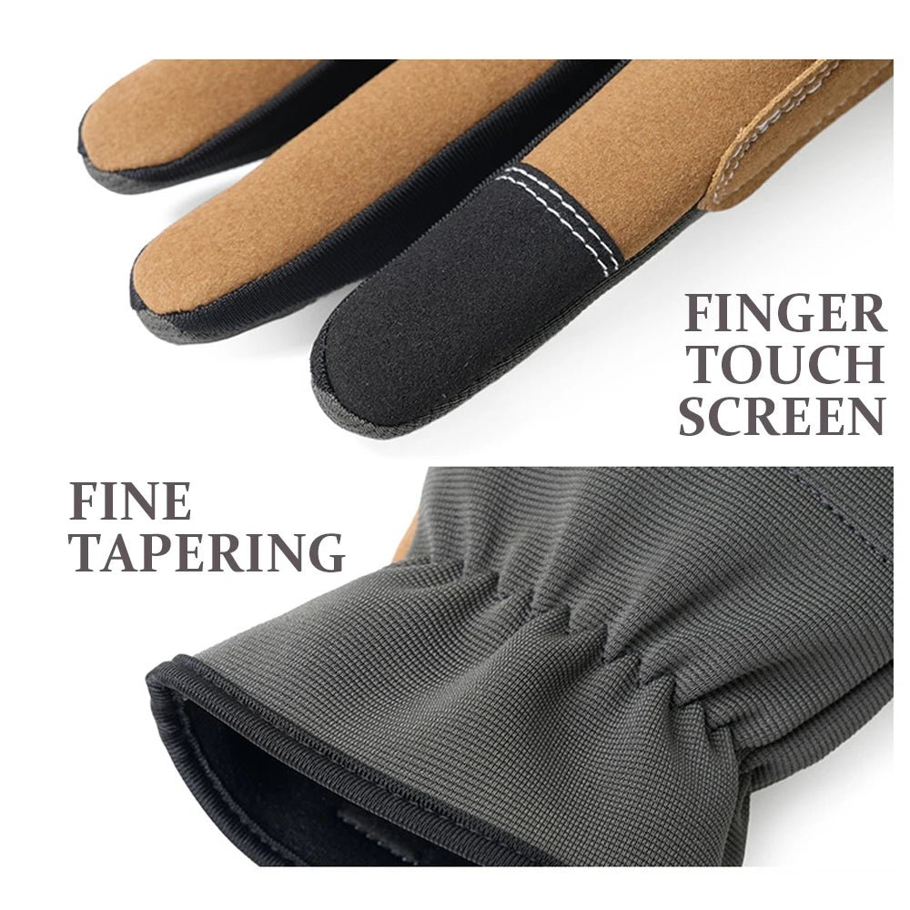 Gardening Work Gloves Unisex Anti-Slip Durable Touchscreen Protective for Men and Women Hiking Cycling Camping Outdoor Sports