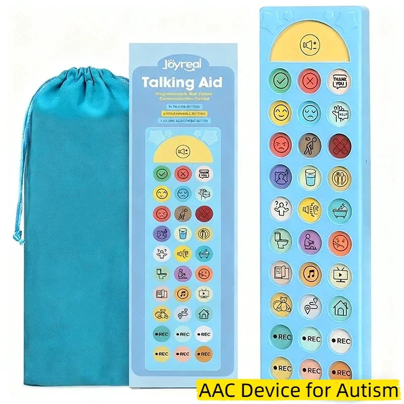 Autistic Aac Device, Nonverbalaac Communication Device For Nonverbal Autism - Portable Speech Therapy Tool With For Adults/kids