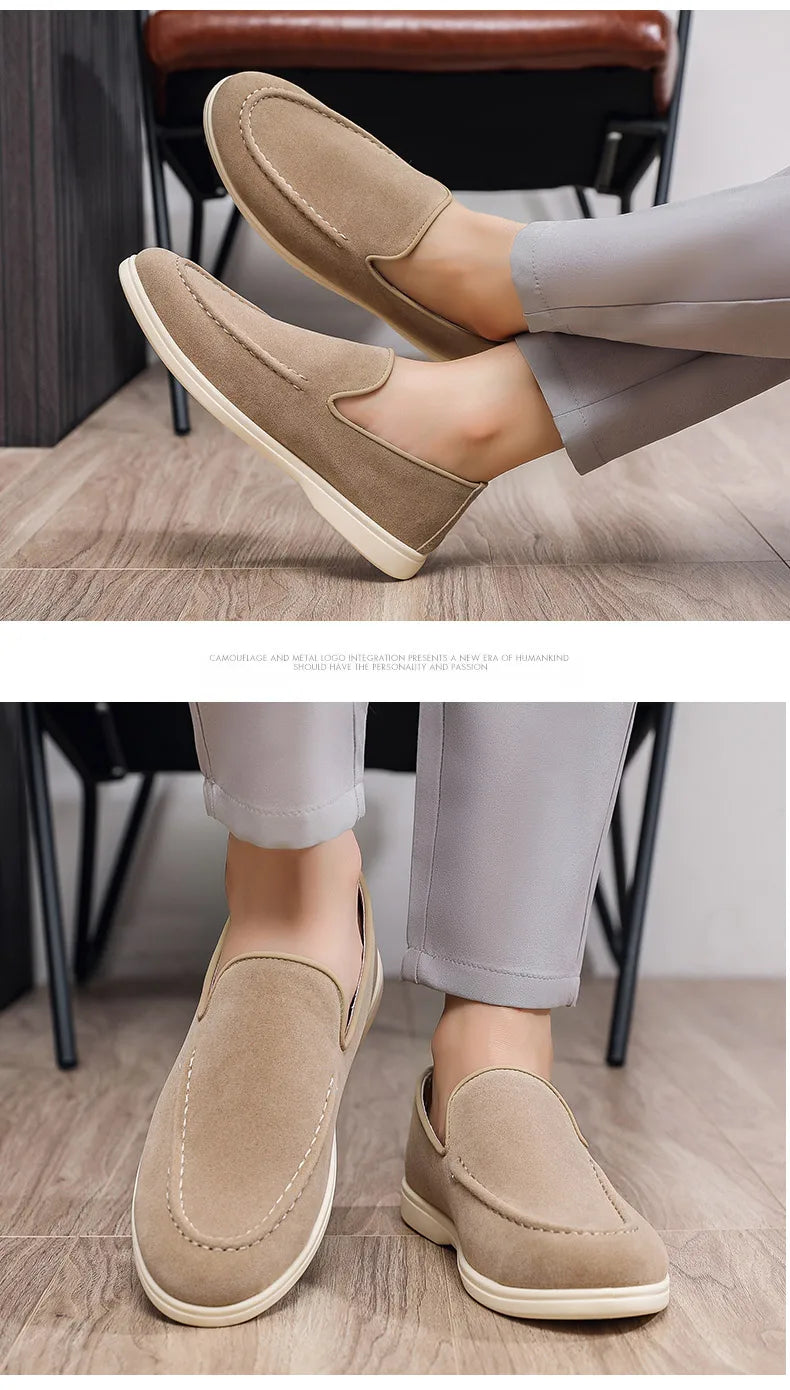 Men Casual Shoes Formal Man Loafers Leisure Walk Tassel Moccasins Italian Breathable Slip on Male Boat Shoes
