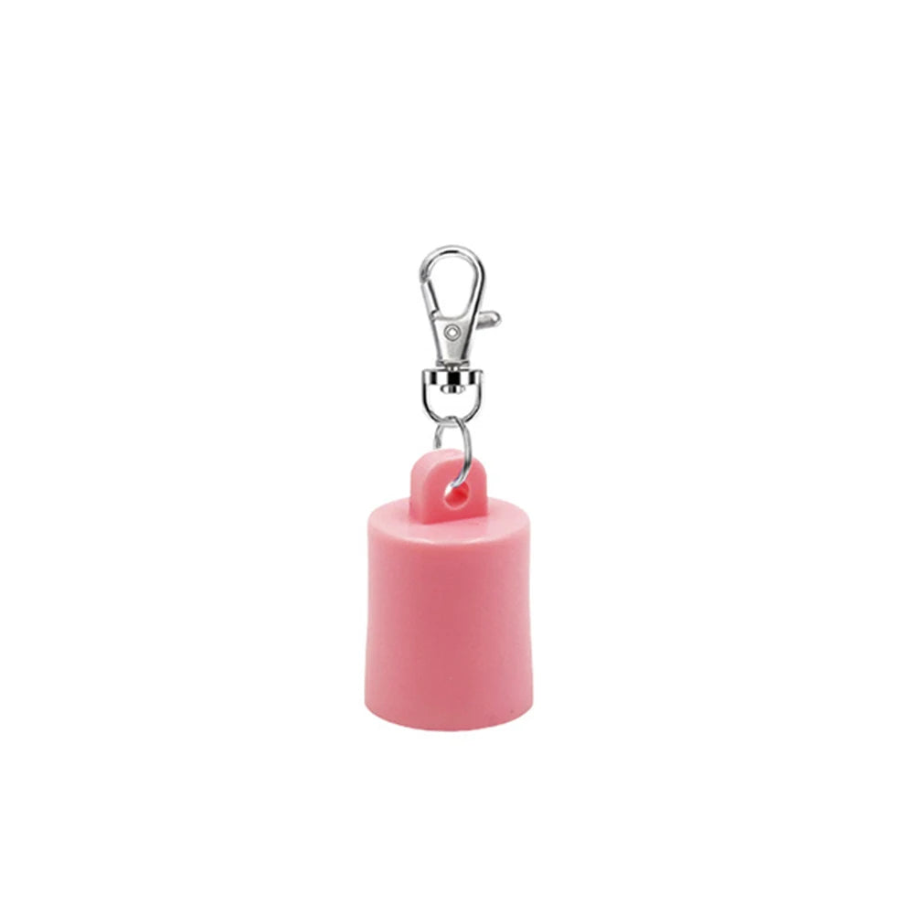 Keychain Holder for Lip Gloss Summer Fridays Lip Balm Holder Keychain - Portable Lipgloss Cap Compatible with Summer Fridays