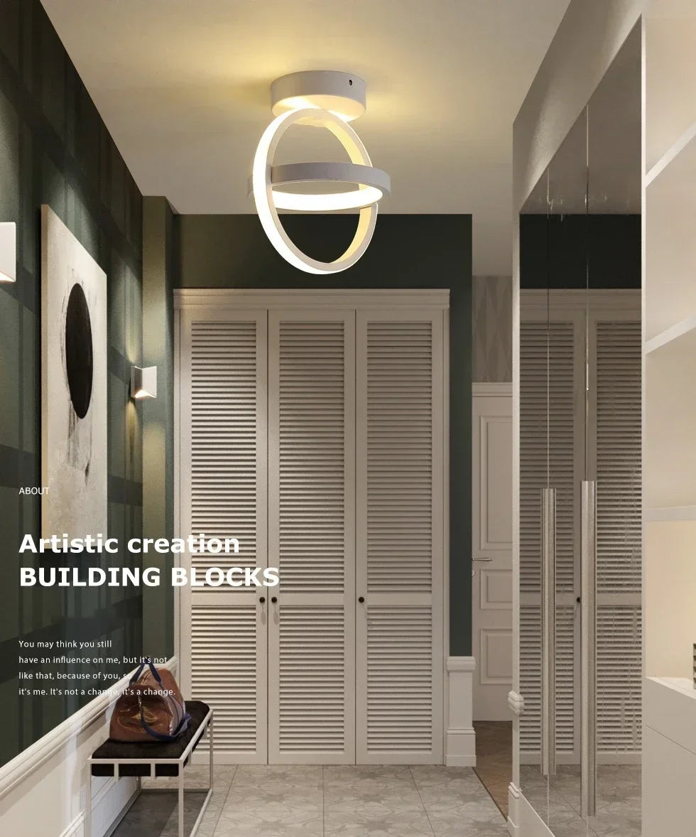 Modern LED Ceiling Lamp Lustre Indoor Light For Living Room Hallway Kitchen   Chandelier Fixture Bedroom