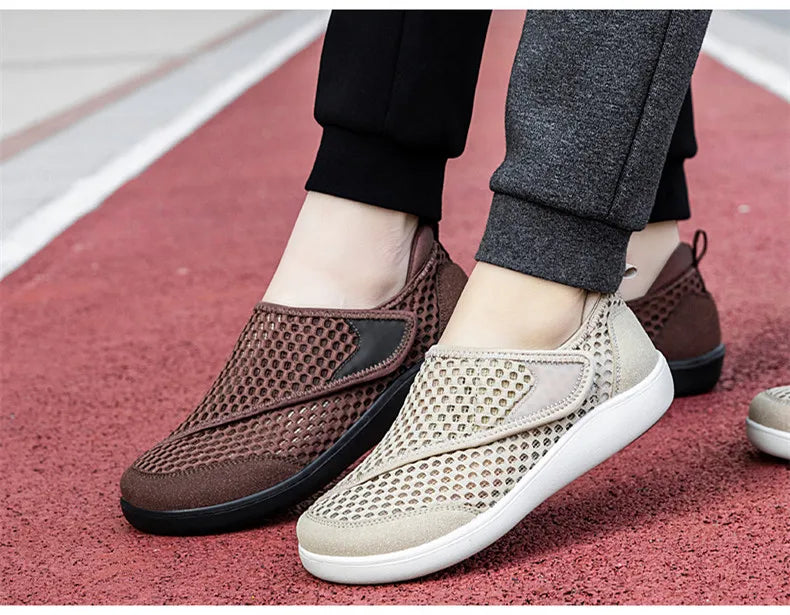 New Casual Orthopedics Wide Feet Swollen Shoes Thumb Eversion Adjusting Sneakers Comfortable Couple Diabetic Shoes Walking Shoes