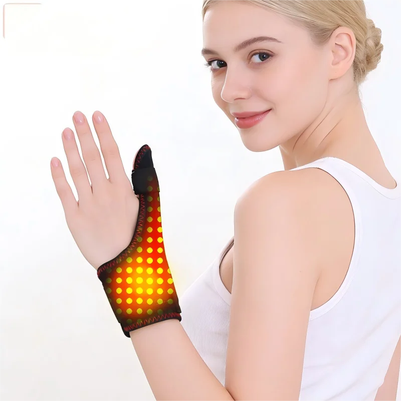 Heated Gloves - Relieves Tendonitis Pain, Reduces Finger Stiffness & Numbness, Speeds Up Sports Injury Recovery