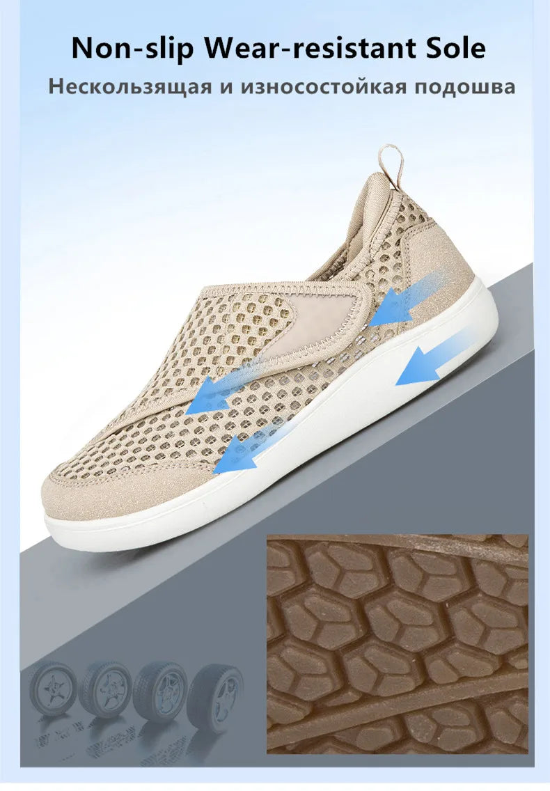 New Casual Orthopedics Wide Feet Swollen Shoes Thumb Eversion Adjusting Sneakers Comfortable Couple Diabetic Shoes Walking Shoes