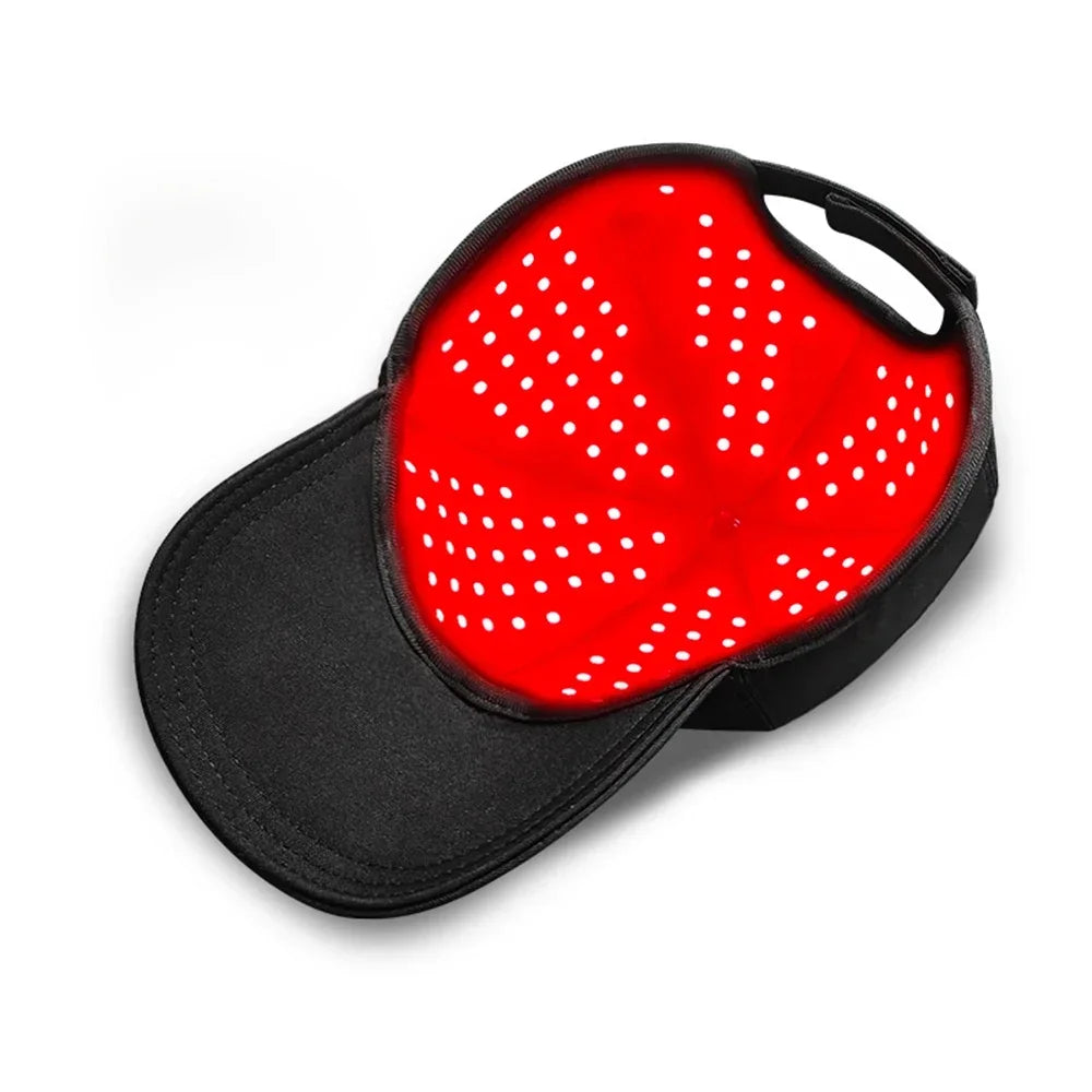 Professional Red Light Therapy Hat 180LED Near Infrared Treatment Helmet Hair Growth Cap Scalp Relaxation Prevent Loss