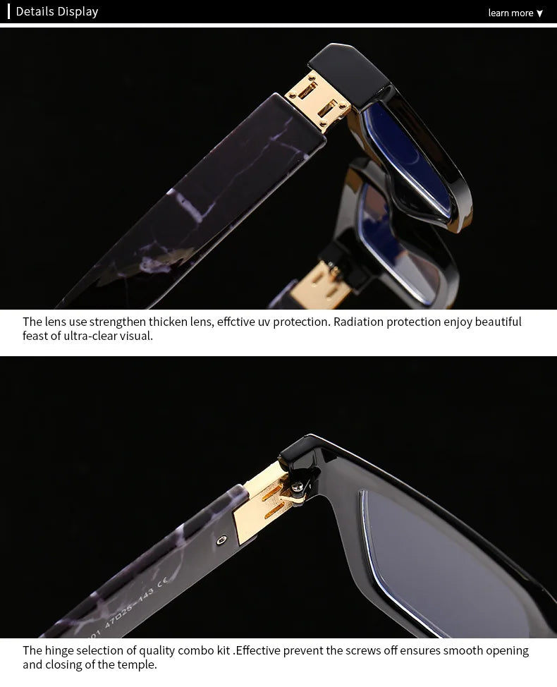 Brand Design Retro Reading Glasses for Man and Women Fashion Luxury Legs Large Size Square Presbyopic Eyewear Dioptric 0 to +6.0