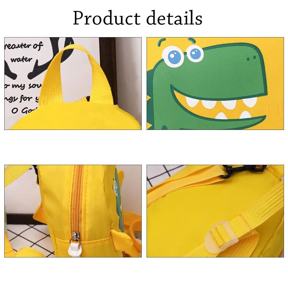 Boys Girls Cute Cartoon Dinosaur Toddler Rucksack Kindergarten Schoolbag Anti-lost Backpacks School Bags