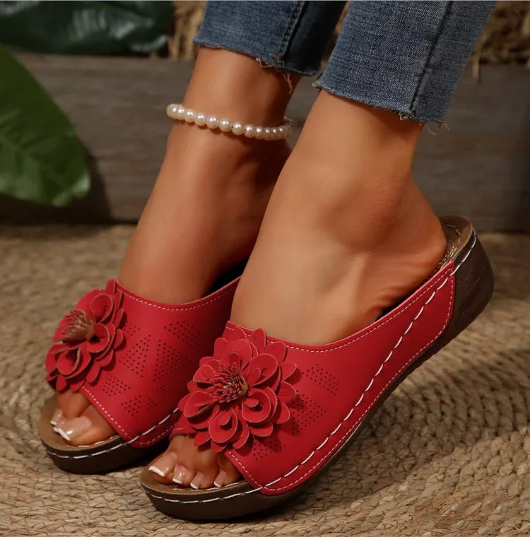 Women Sandals Shoes Summer Fashion Wedge Walking Shoes Comfortable Slip On Women's Sandals Light Female Sandalias Mujer Footwear