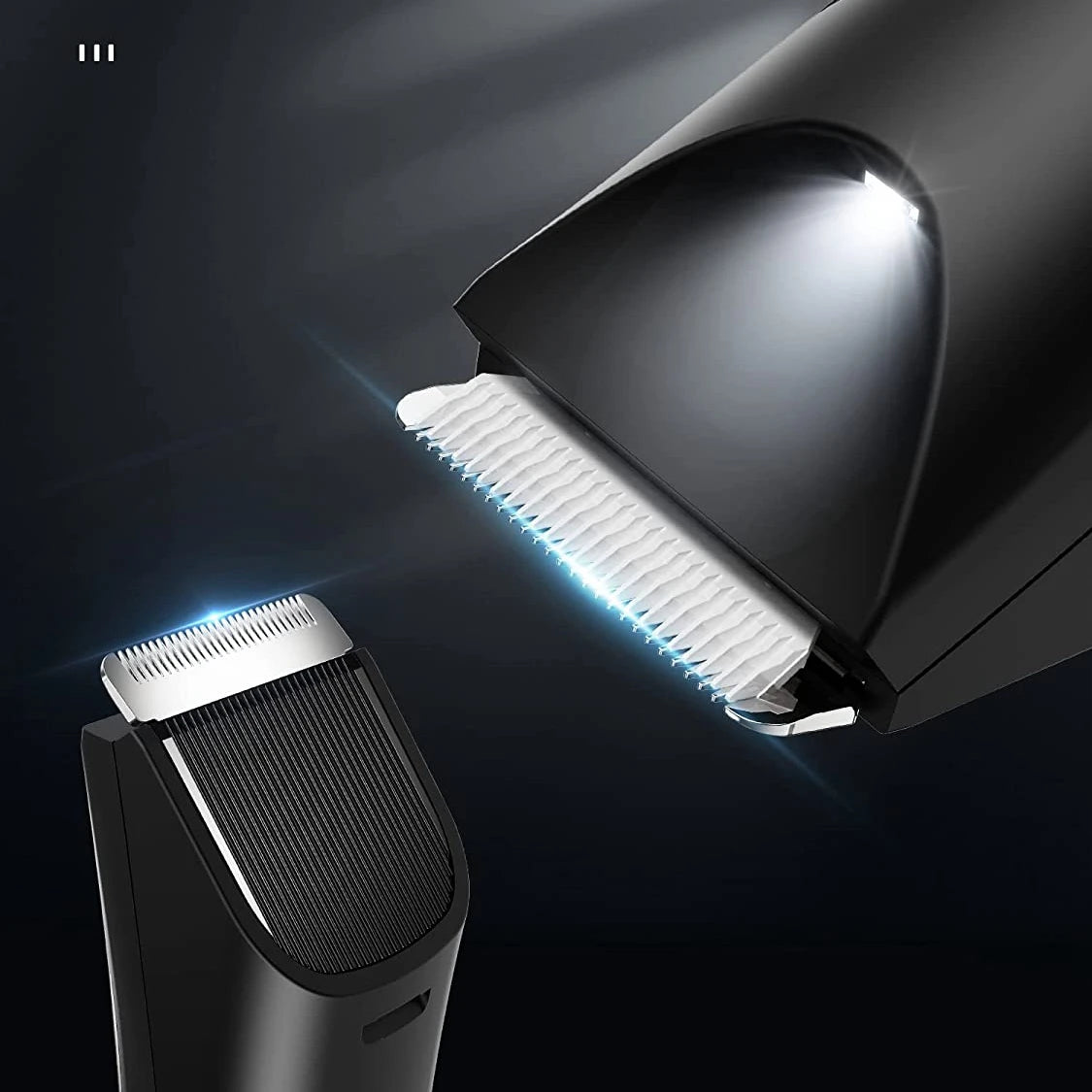 VGR Groin Body Pubic Hair Trimmer For Men&Women Electric Beard Clipper Ball Shaver Groomer Rechargeable，Ceramic Blade，Wet Dry