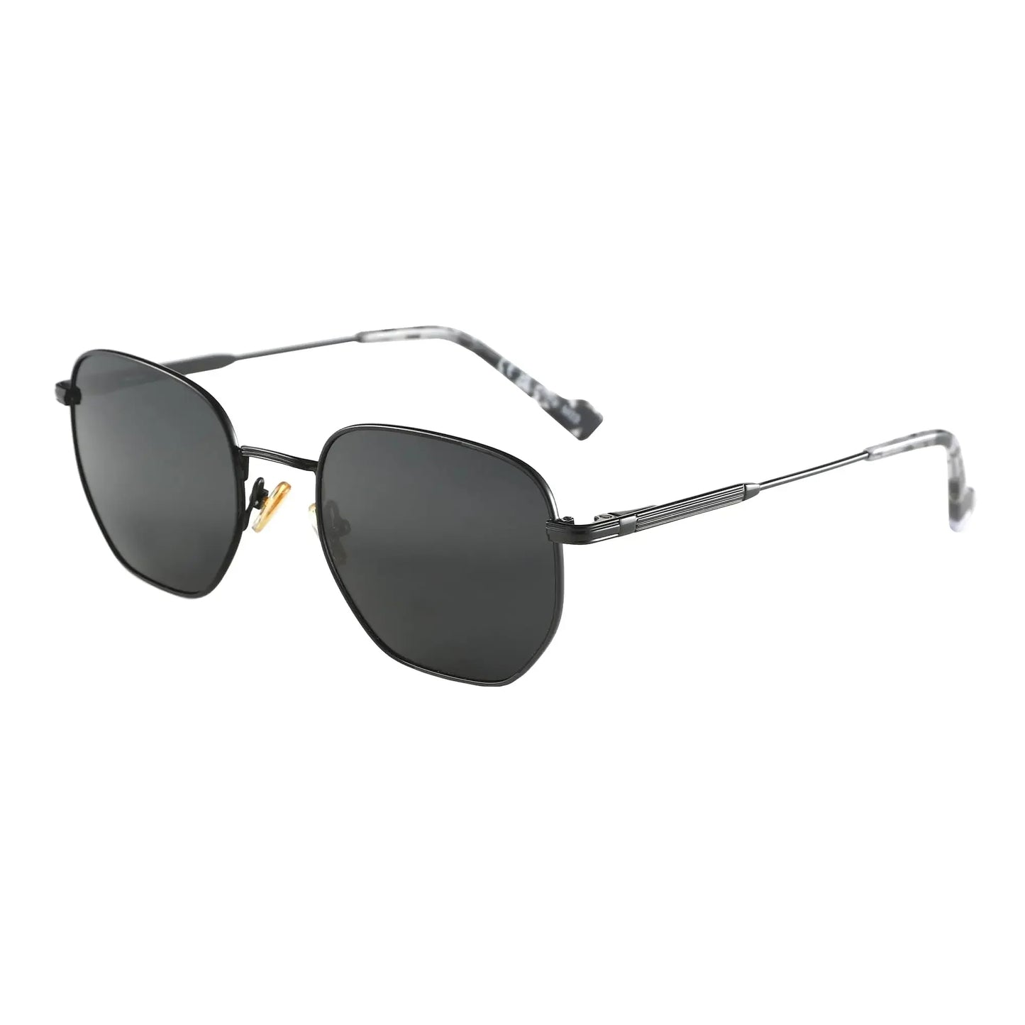 ZENOTTIC Trendy Polarized Prescription Sunglasses Hexagonal Progressive Sun Glasses For Men Women UV400 Protection Shades
