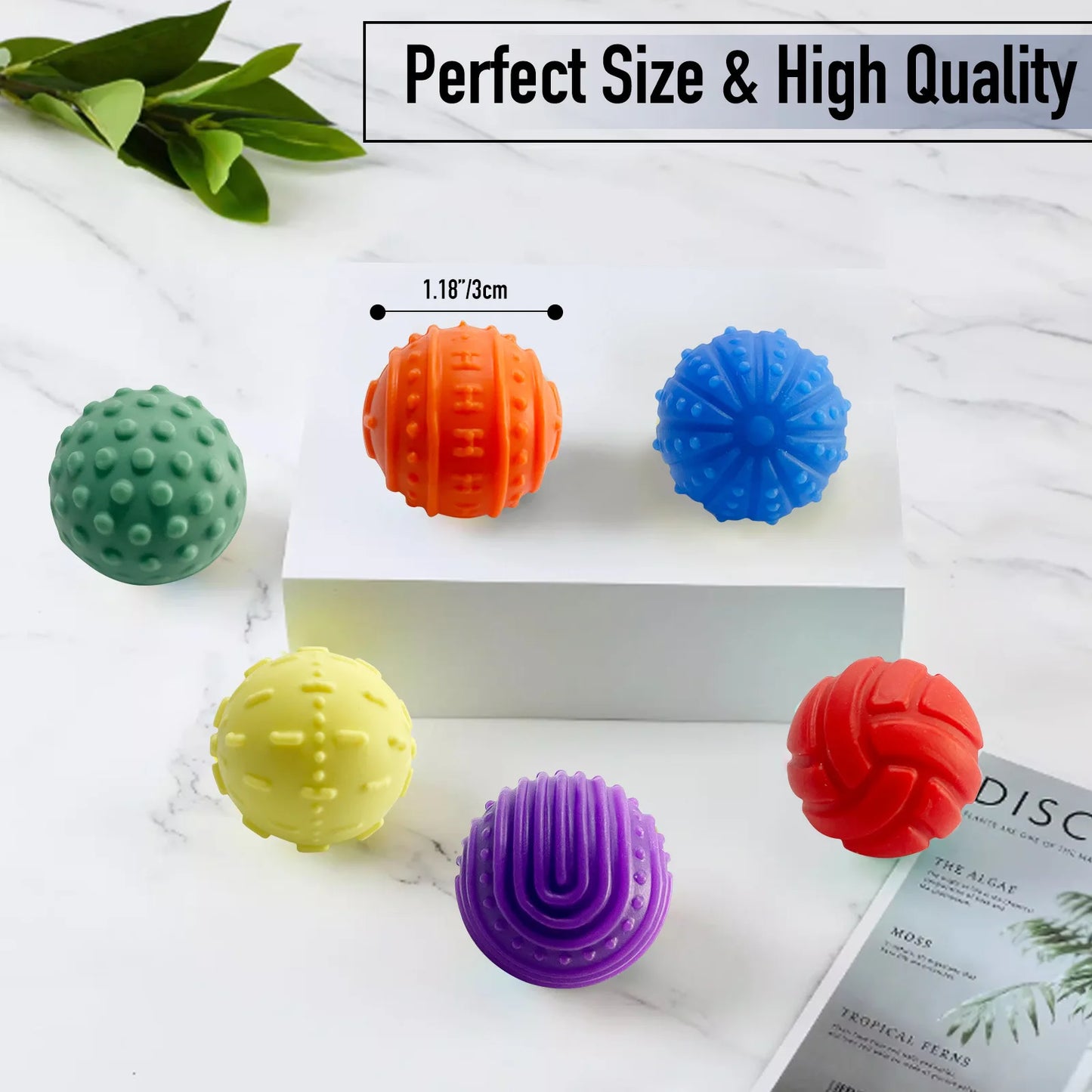 Silicone Magnetic Sensory Balls Fidget Toy Worry Balls Autism Calming Fidgeting Toy Kid Adults Anxiety Relief Stress Sensory Toy
