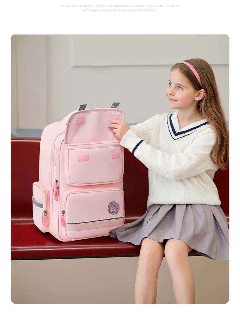 GOLF Primary School Bags for Girls Pink School Backpacks 9 to 10 Years Bookbags Kids Orthopedic Backpack Grade 1 to 4 Boys 2025