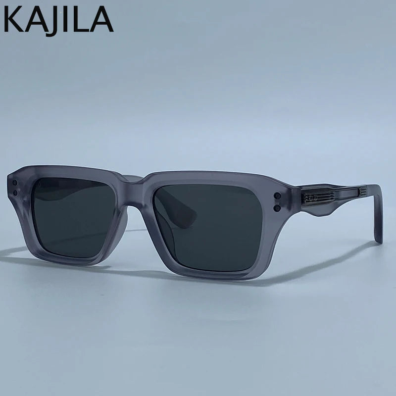 Retro Polarized Square Punk Sunglasses Men 2026 Luxury Brand Designer Classic Driving Shield Sun Glasses for Male Shades UV400