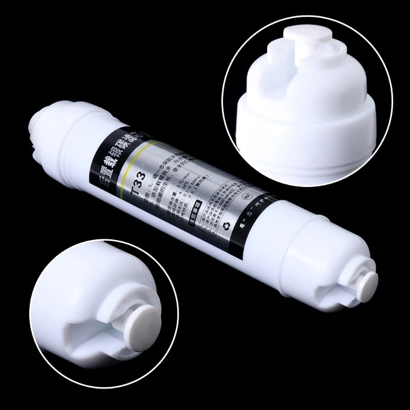 Water Sediment Filter Cartridge Replacement Water Purifier T33 Carbon Ultrafitration Membrane Cartridge Easy to