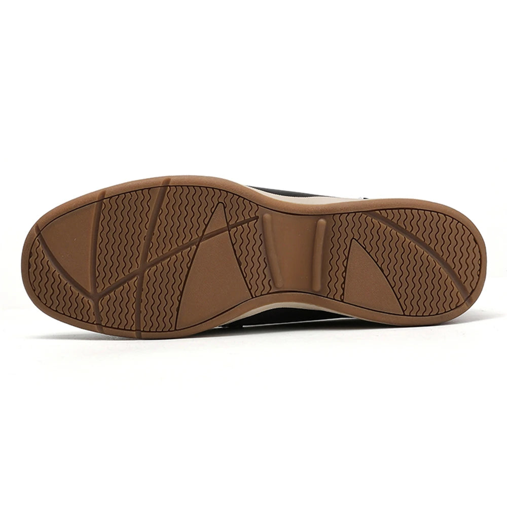Men's Business Casual Loafers Shoes for Office Travel And Vacation Durable Elegant TPR Outsole Formal Shoes