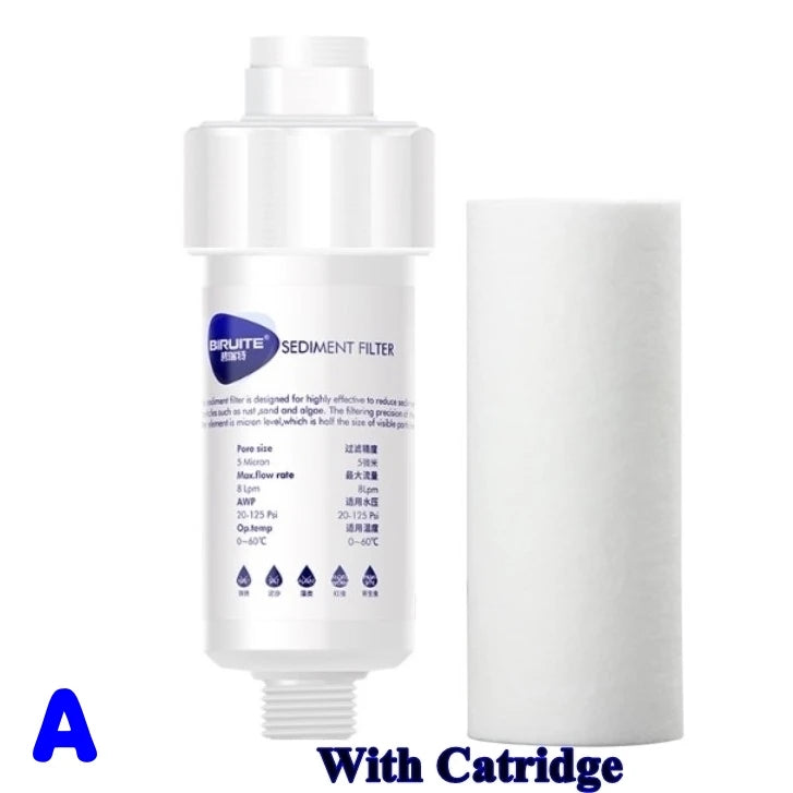 5'' PRE FILTER Water Filter Cartridge Washing Machine Filter Water Filter Replacements for Toilet Shower Water Heater Pre-filter