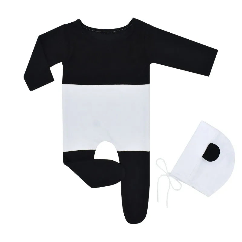 Baby Outfit  Newborn Photography Romper Panda Bear Baby  Sets Photography Clothing