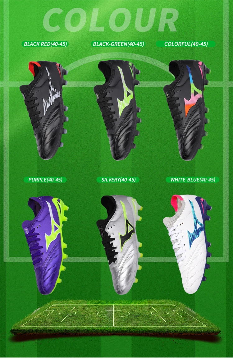 Soccer Shoes Men's Football Boots Grass Training Sports Society Soccer Cleats Non-slip Football Field Boot Crampons De Football